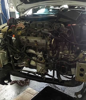 Radiator repair on Mazda 6